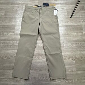 Marc Asher New York Mens Classic Fit Pants Olive Green 36x30 MAPT7100274 NWT